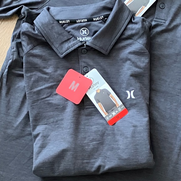 NEW!! Hurley Men's performance Polo - Picture 6 of 6
